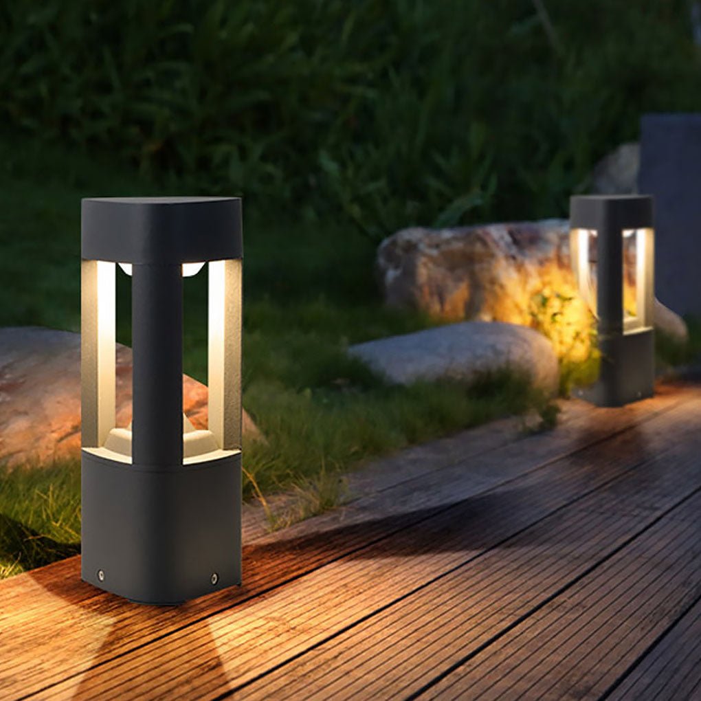 Solar Exterior Waterproof Landscape Lighting LED Lawn Lights for Villa Garden, Outdoor Wall Light, detail 5