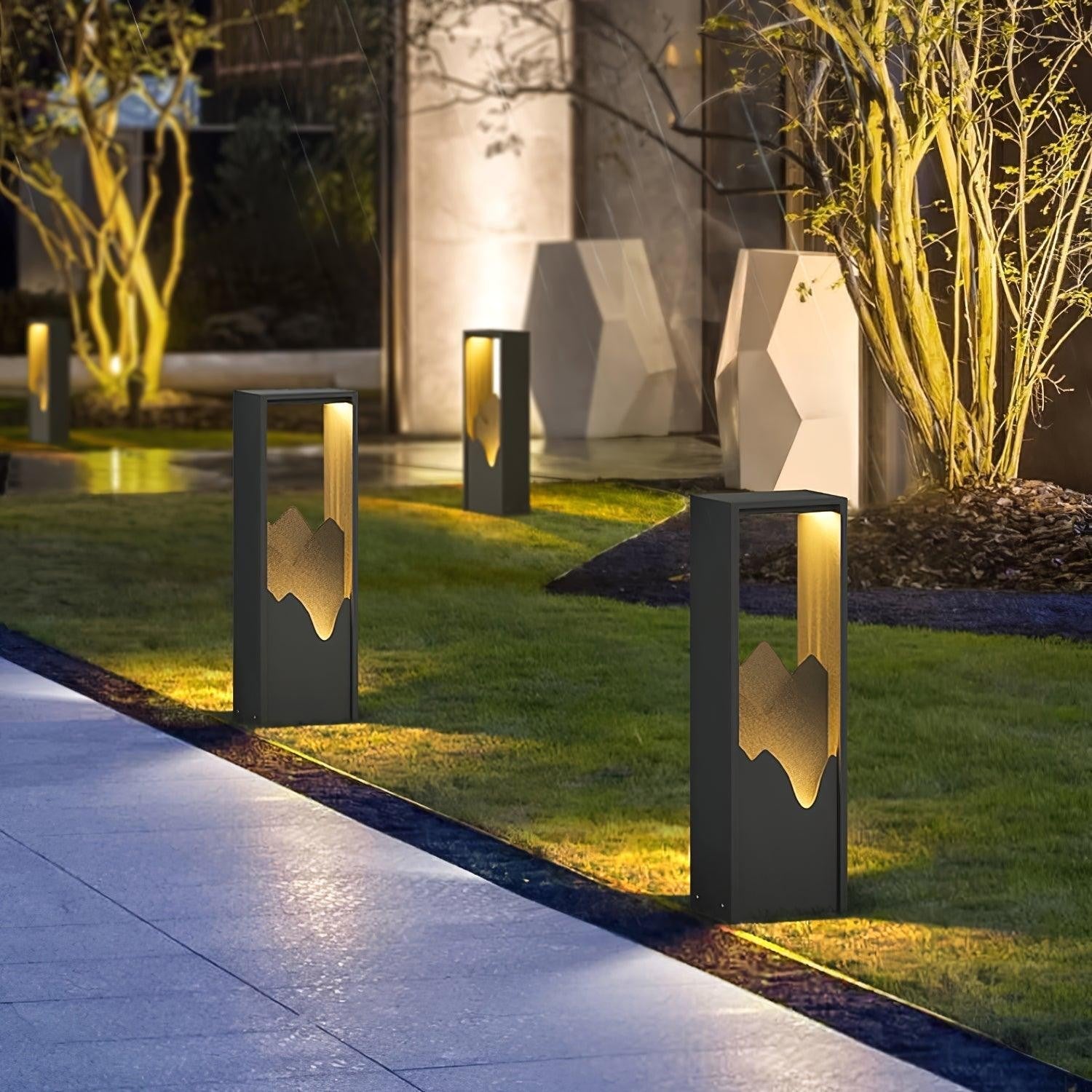 Solara Linkmoon Exterior Garden Light, Outdoor Wall Light, detail 12