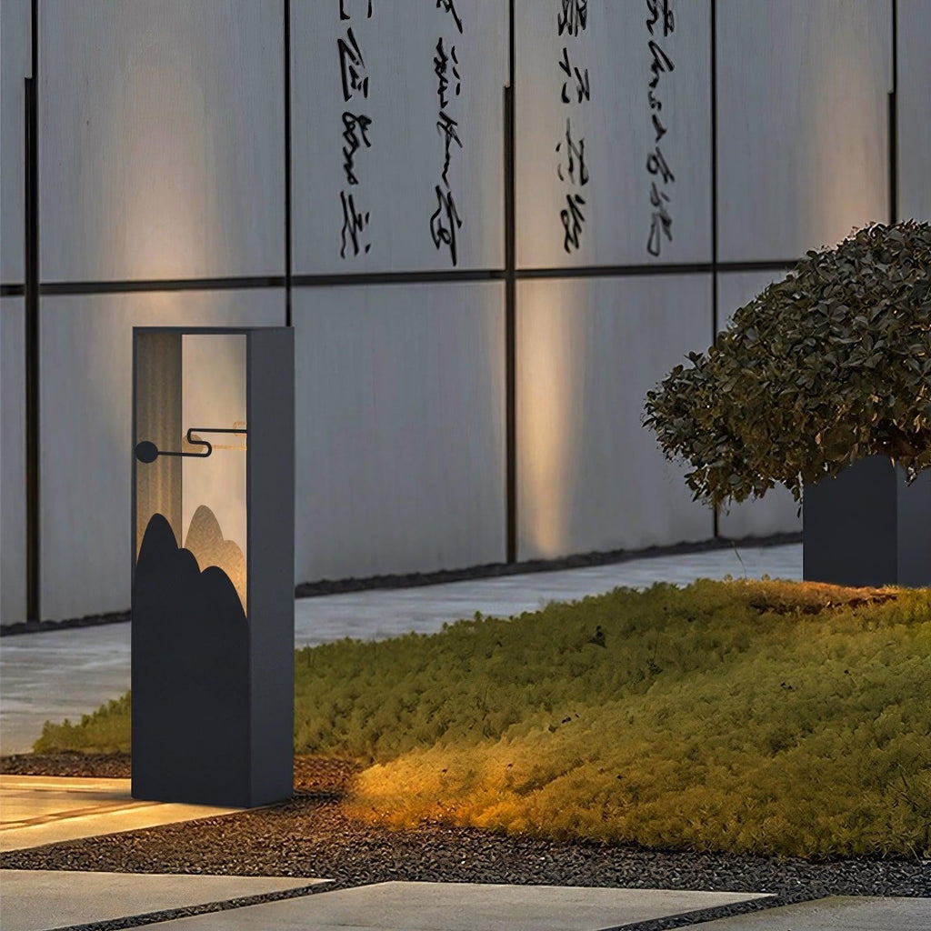 Solara Linkmoon Exterior Garden Light, Outdoor Wall Light, detail 13