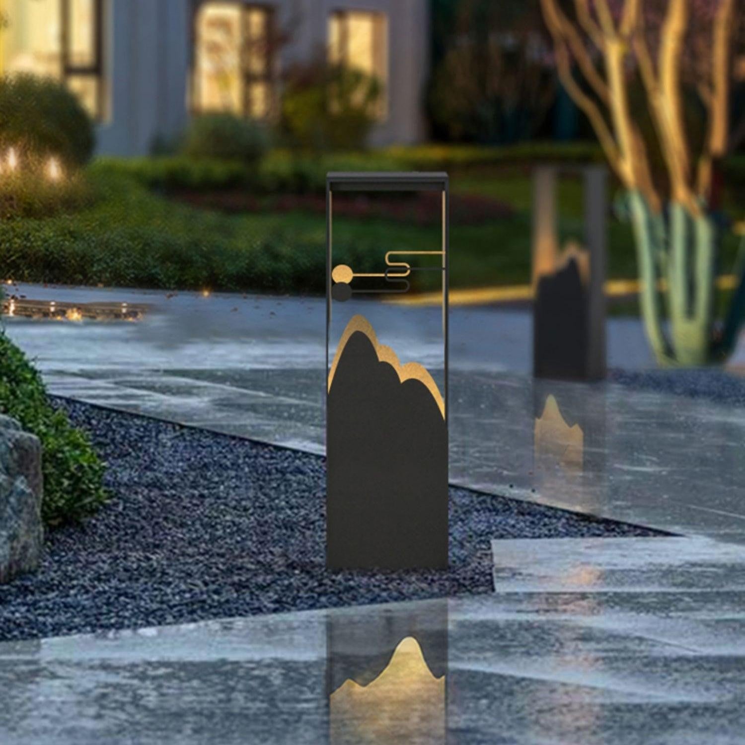 Solara Linkmoon Exterior Garden Light, Outdoor Wall Light, detail 16