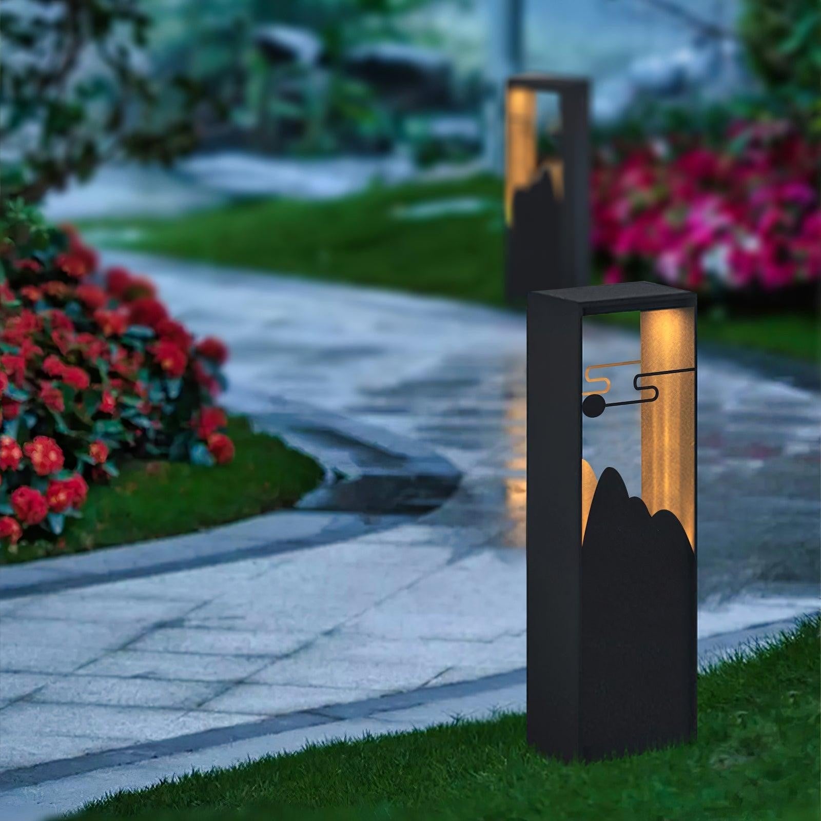 Solara Linkmoon Exterior Garden Light, Outdoor Wall Light, detail 17