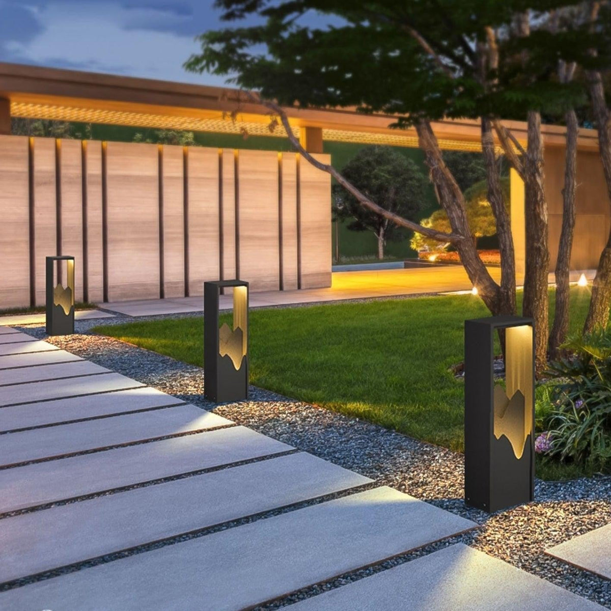 Solara Linkmoon Exterior Garden Light, Outdoor Wall Light, detail 18