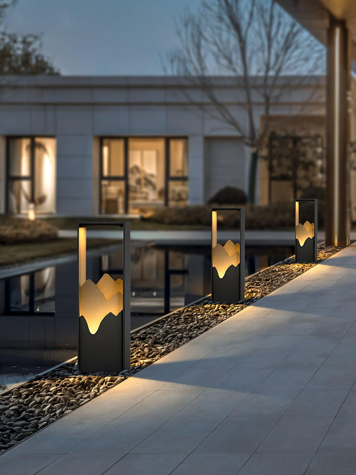 Solara Linkmoon Exterior Garden Light, Outdoor Wall Light, detail 22