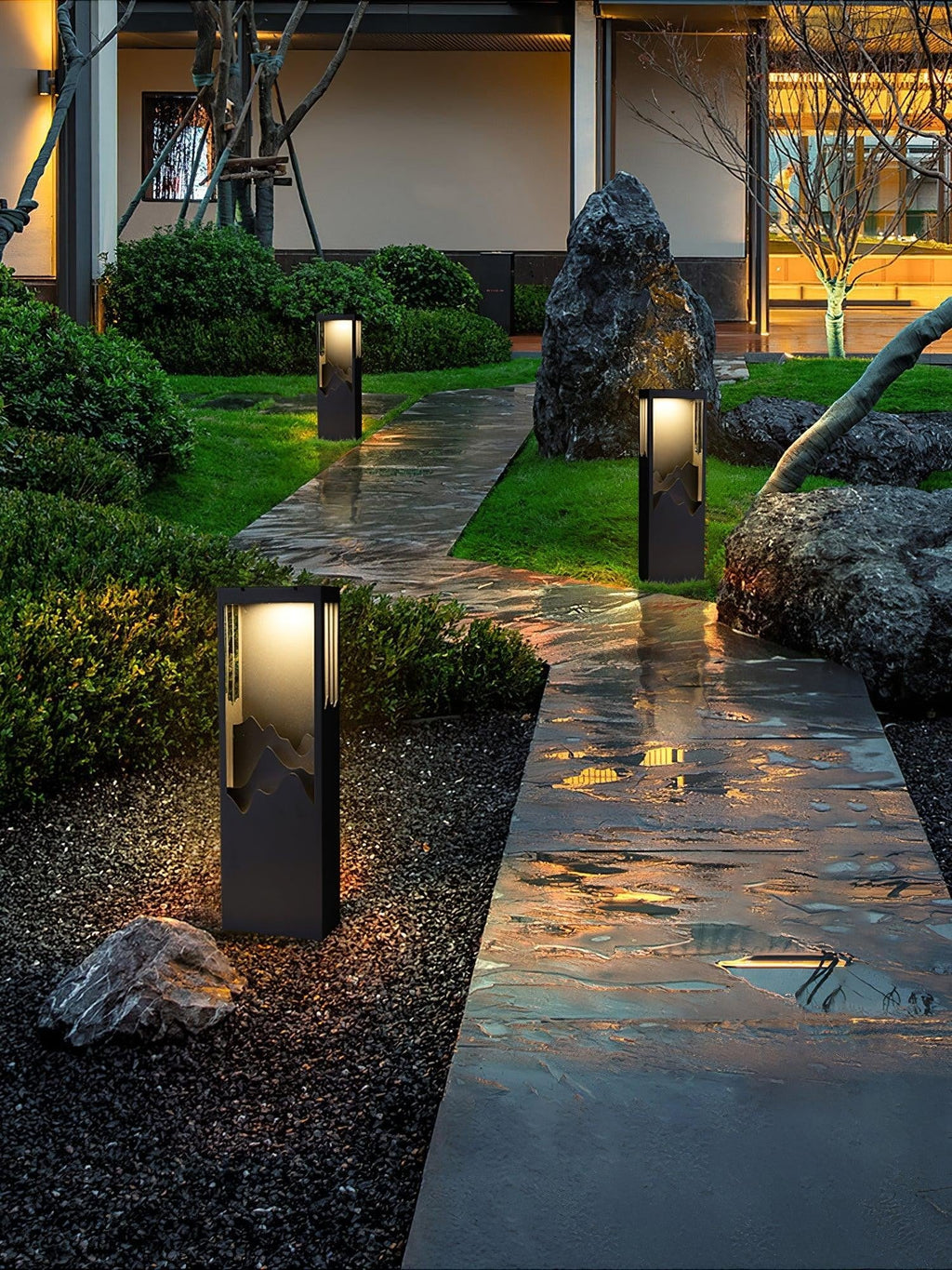 Solara Linkmoon Exterior Garden Light, Outdoor Wall Light, detail 25