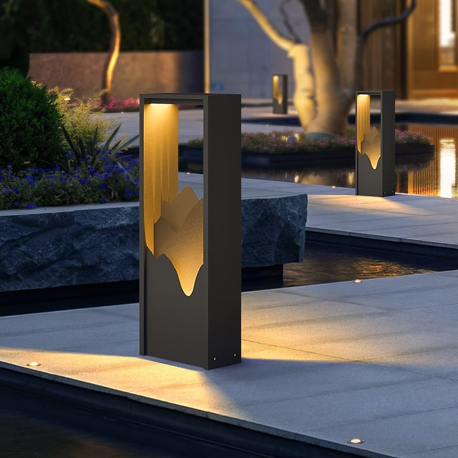 Solara Linkmoon Exterior Garden Light, Outdoor Wall Light, detail 4
