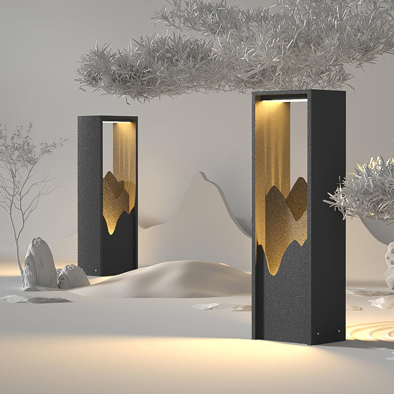 Solara Linkmoon Exterior Garden Light, Outdoor Wall Light, detail 7