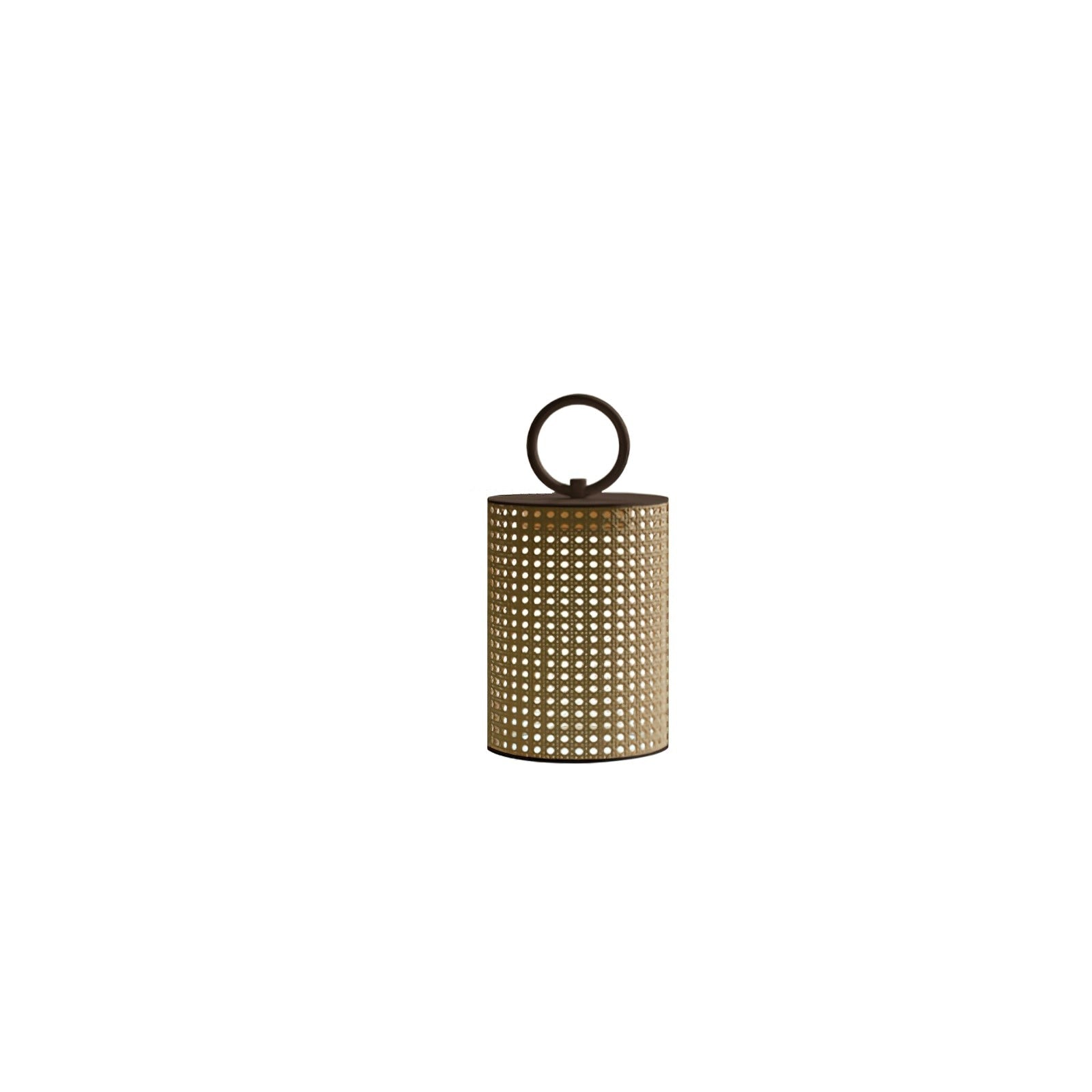 Metal Solara Woven Solar Garden Lantern, Outdoor Wall Light, Stainless Steel, Dia 16.3cm x H 33.6cm