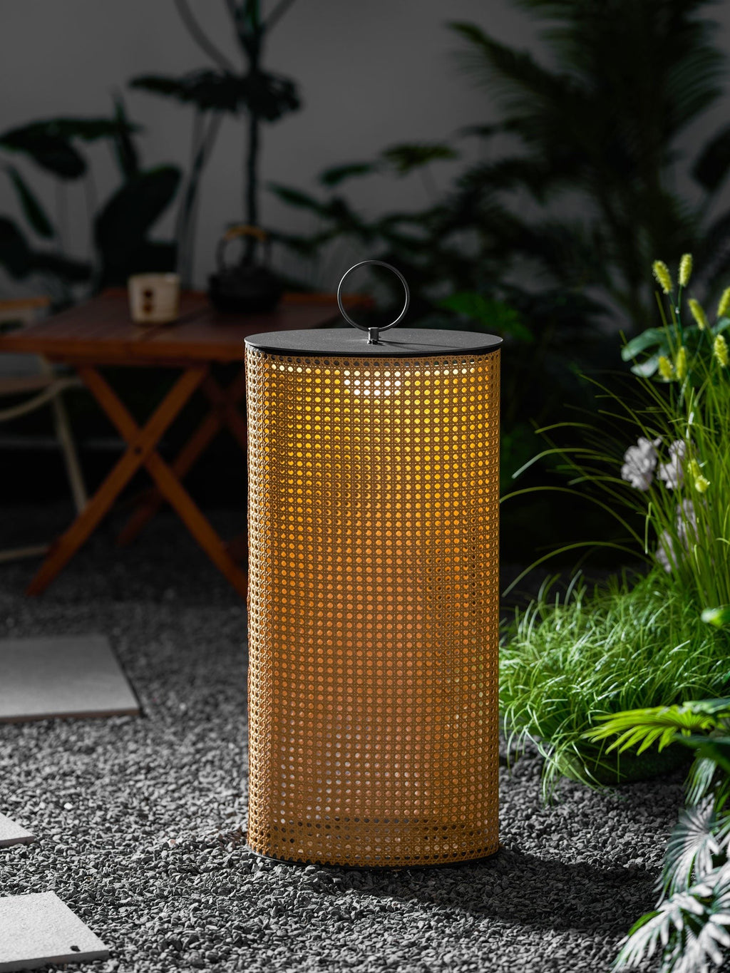 Metal Solara Woven Solar Garden Lantern, Outdoor Wall Light, detail 23