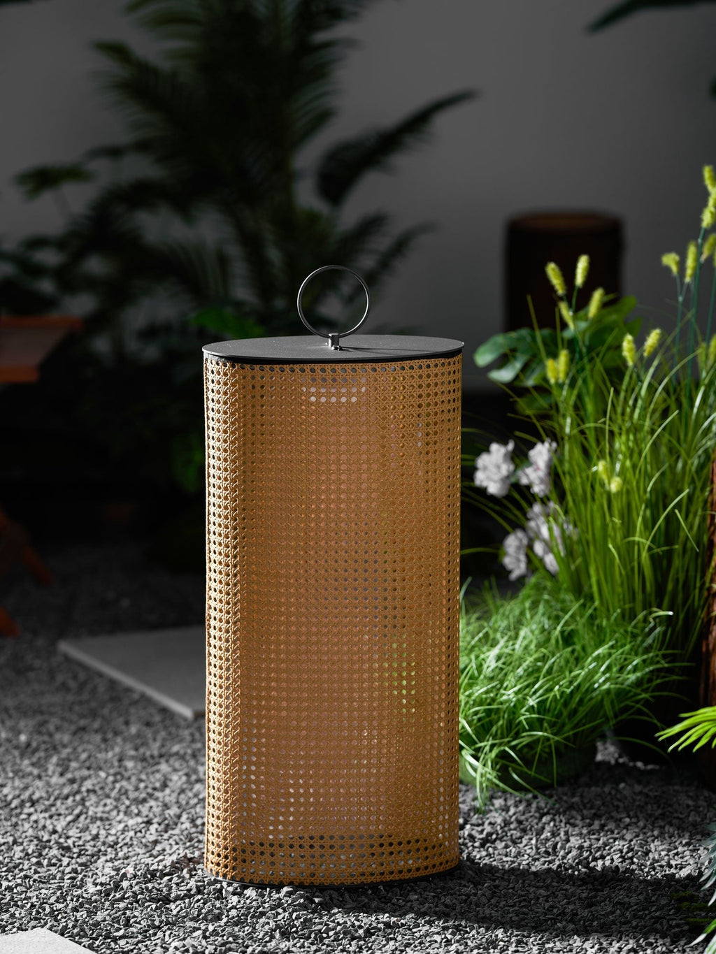 Metal Solara Woven Solar Garden Lantern, Outdoor Wall Light, detail 26