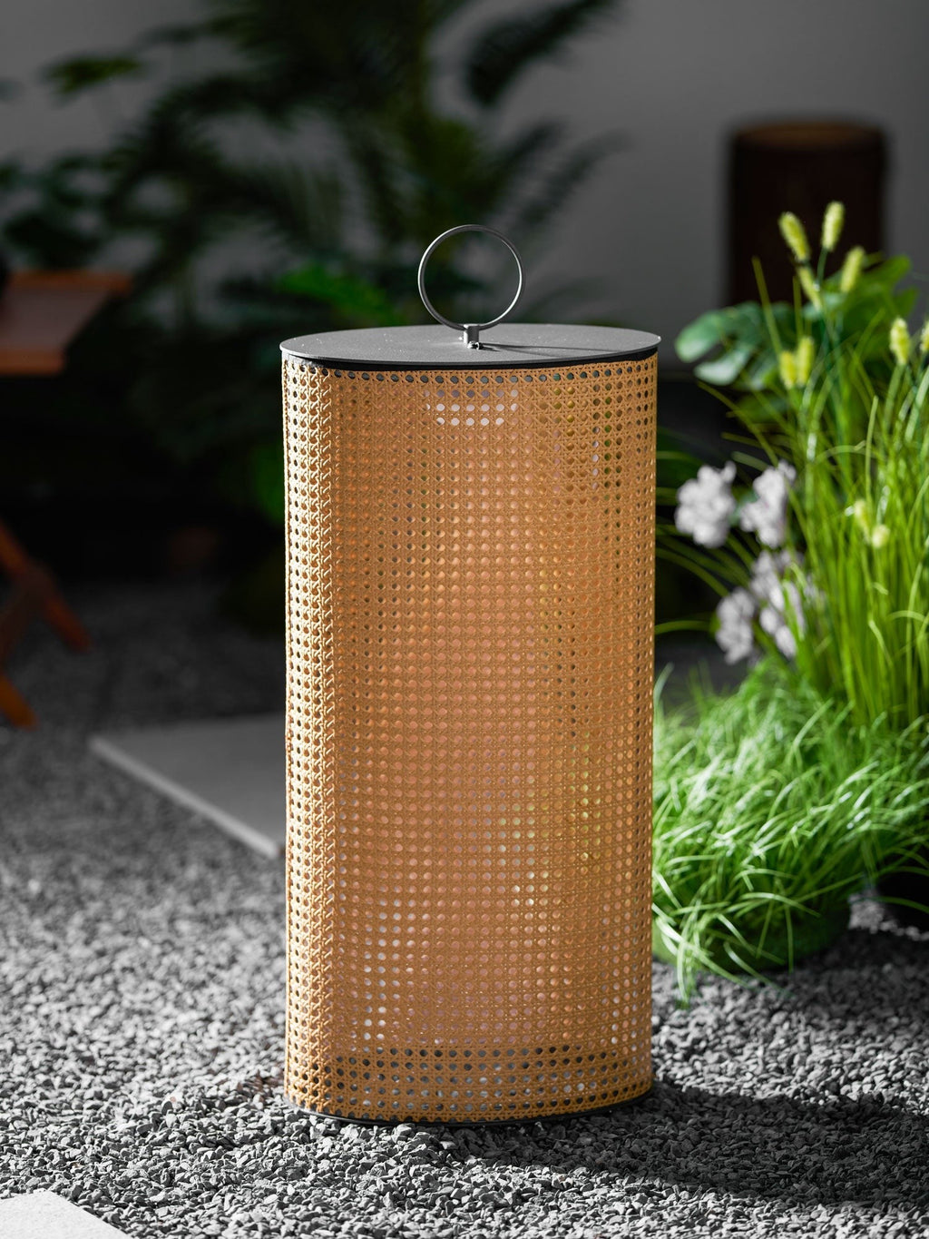 Metal Solara Woven Solar Garden Lantern, Outdoor Wall Light, detail 28