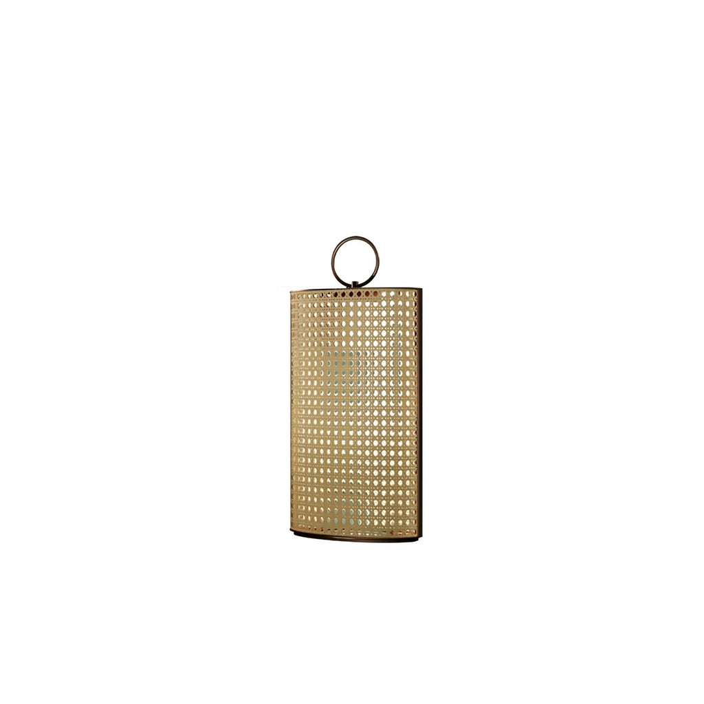 Metal Solara Woven Solar Garden Lantern, Outdoor Wall Light, detail 3