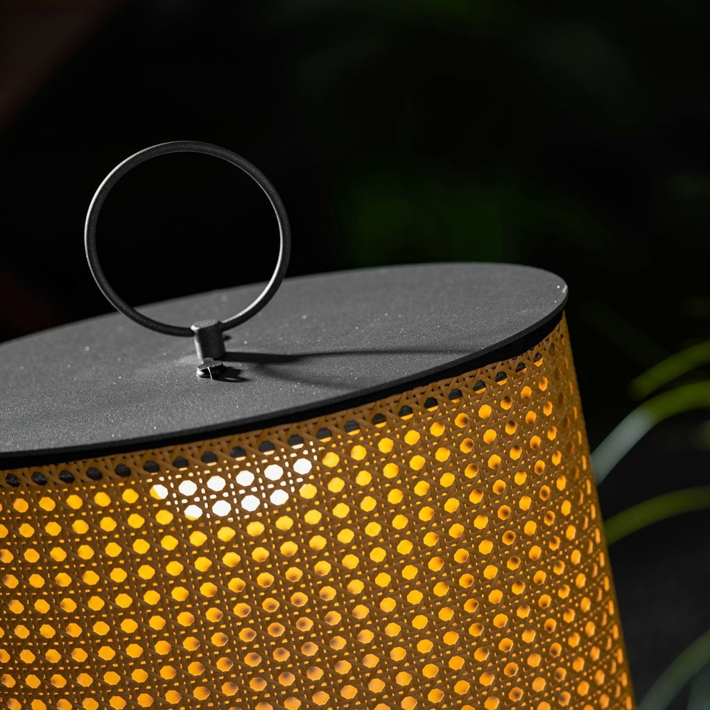 Metal Solara Woven Solar Garden Lantern, Outdoor Wall Light, detail 30