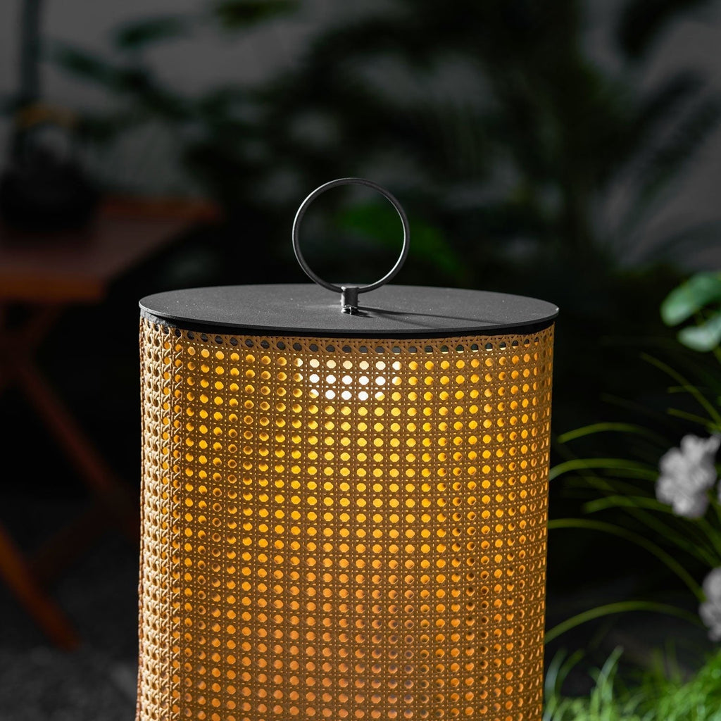 Metal Solara Woven Solar Garden Lantern, Outdoor Wall Light, detail 31