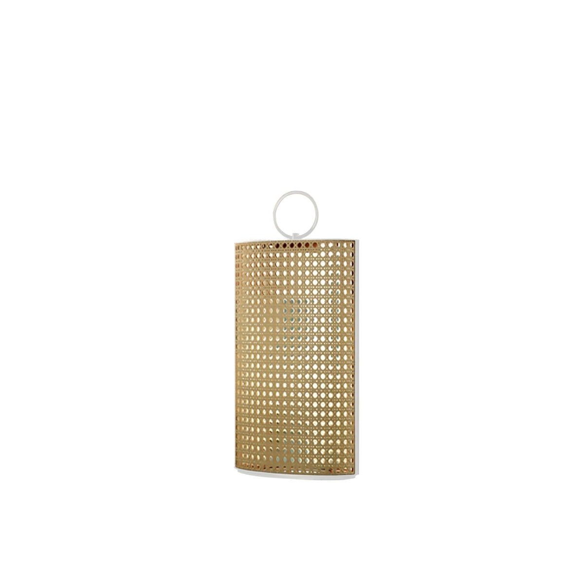 Metal Solara Woven Solar Garden Lantern, Outdoor Wall Light, detail 6