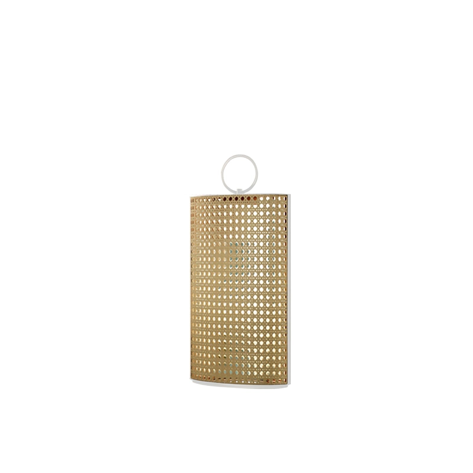 Metal Solara Woven Solar Garden Lantern, Outdoor Wall Light, detail 6