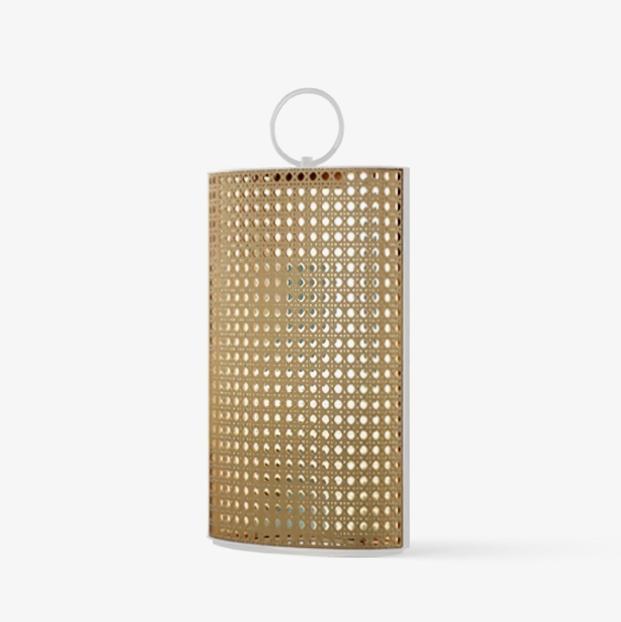 Metal Solara Woven Solar Garden Lantern, Outdoor Wall Light, detail 7