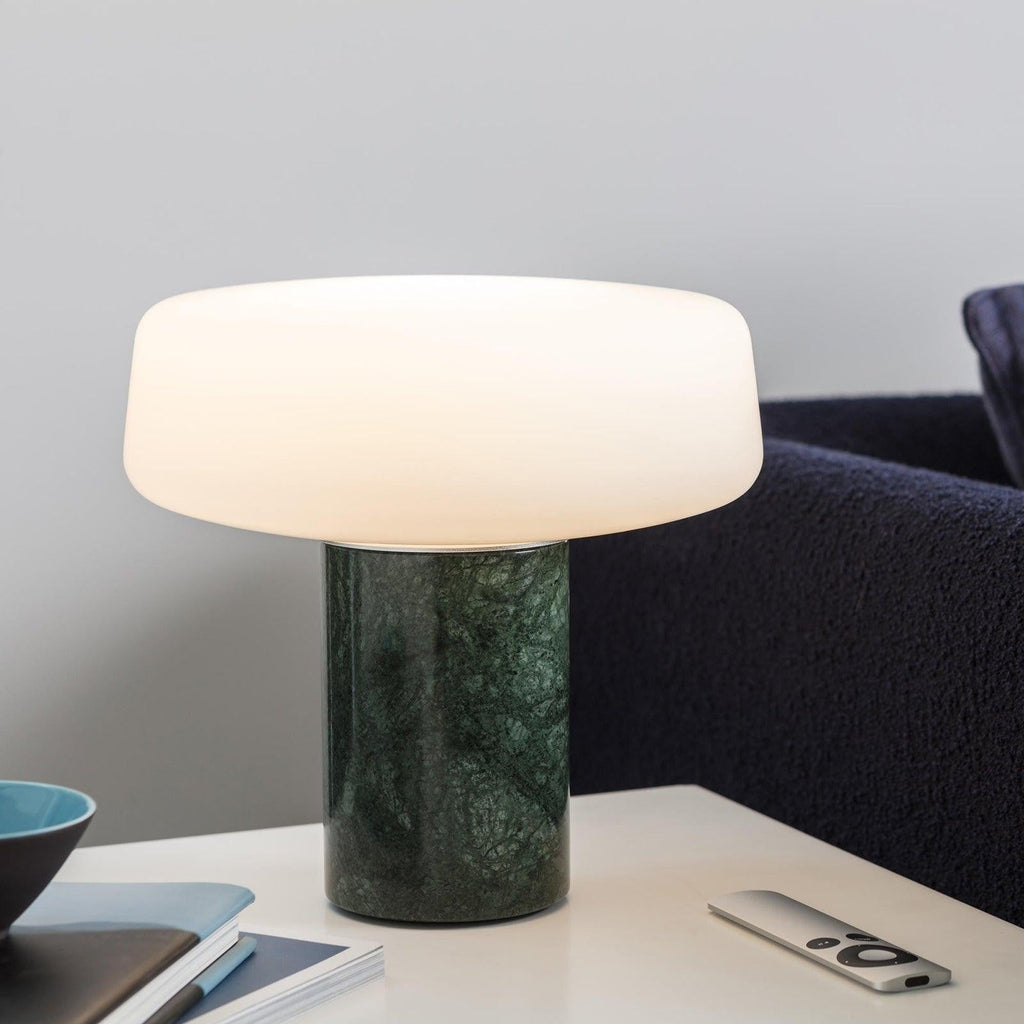 Solid Marble Cylinder Table Light, Bedside Table Lamp, detail 35