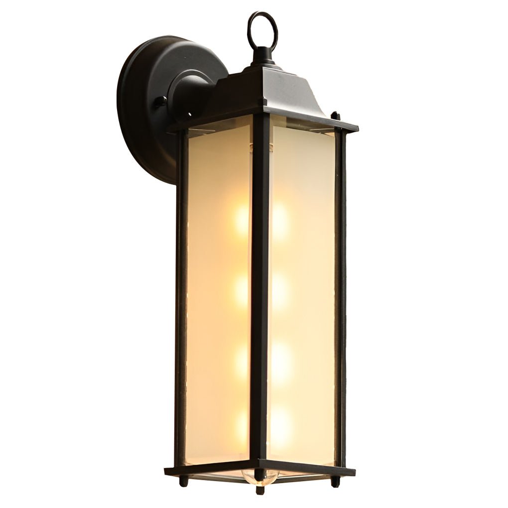Square Glass Wall Light Exterior Wall Light Lighting LED Waterproof Wall Fixtures, Outdoor Wall Light, detail 7