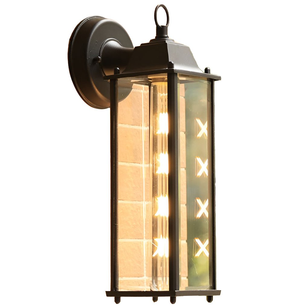 Square Glass Wall Light Exterior Wall Light Lighting LED Waterproof Wall Fixtures, Outdoor Wall Light, detail 6