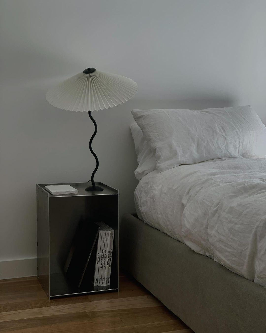 Squiggle Pleated Table Light, Bedside Table Lamp, detail 19