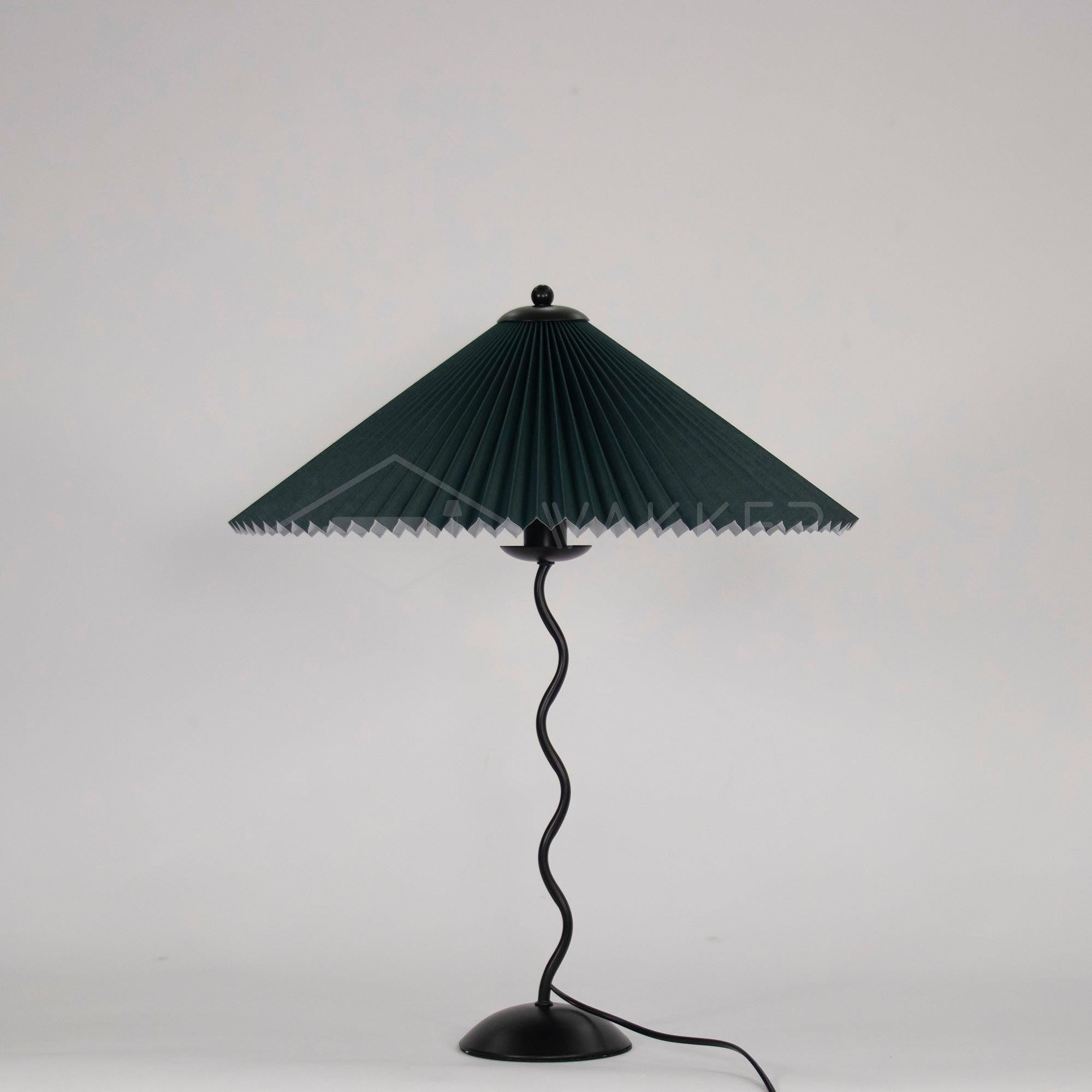 Squiggle Pleated Table Light, Bedside Table Lamp, detail 31