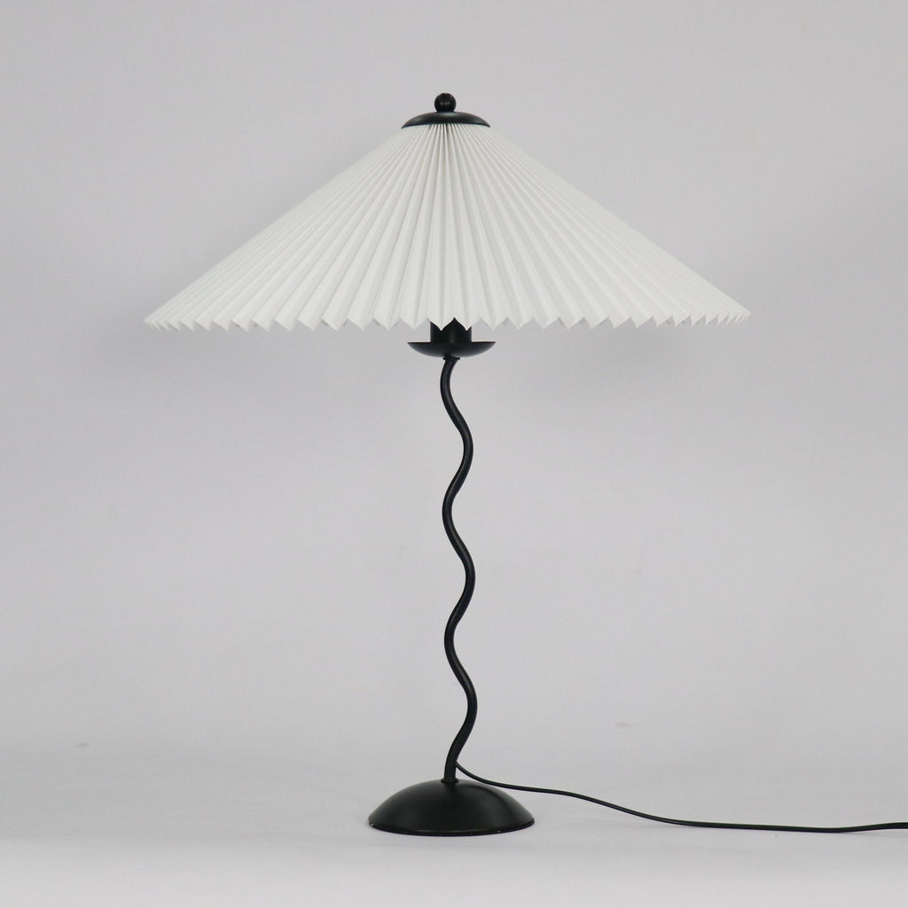 Squiggle Pleated Table Light, Bedside Table Lamp, detail 60