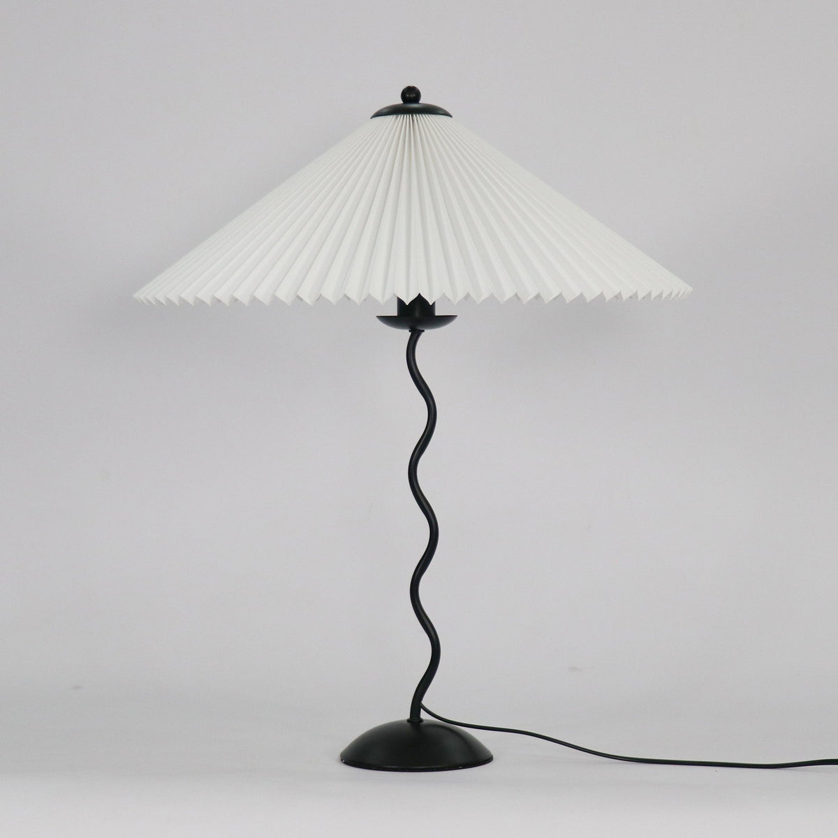 Squiggle Pleated Table Light, Bedside Table Lamp, detail 60