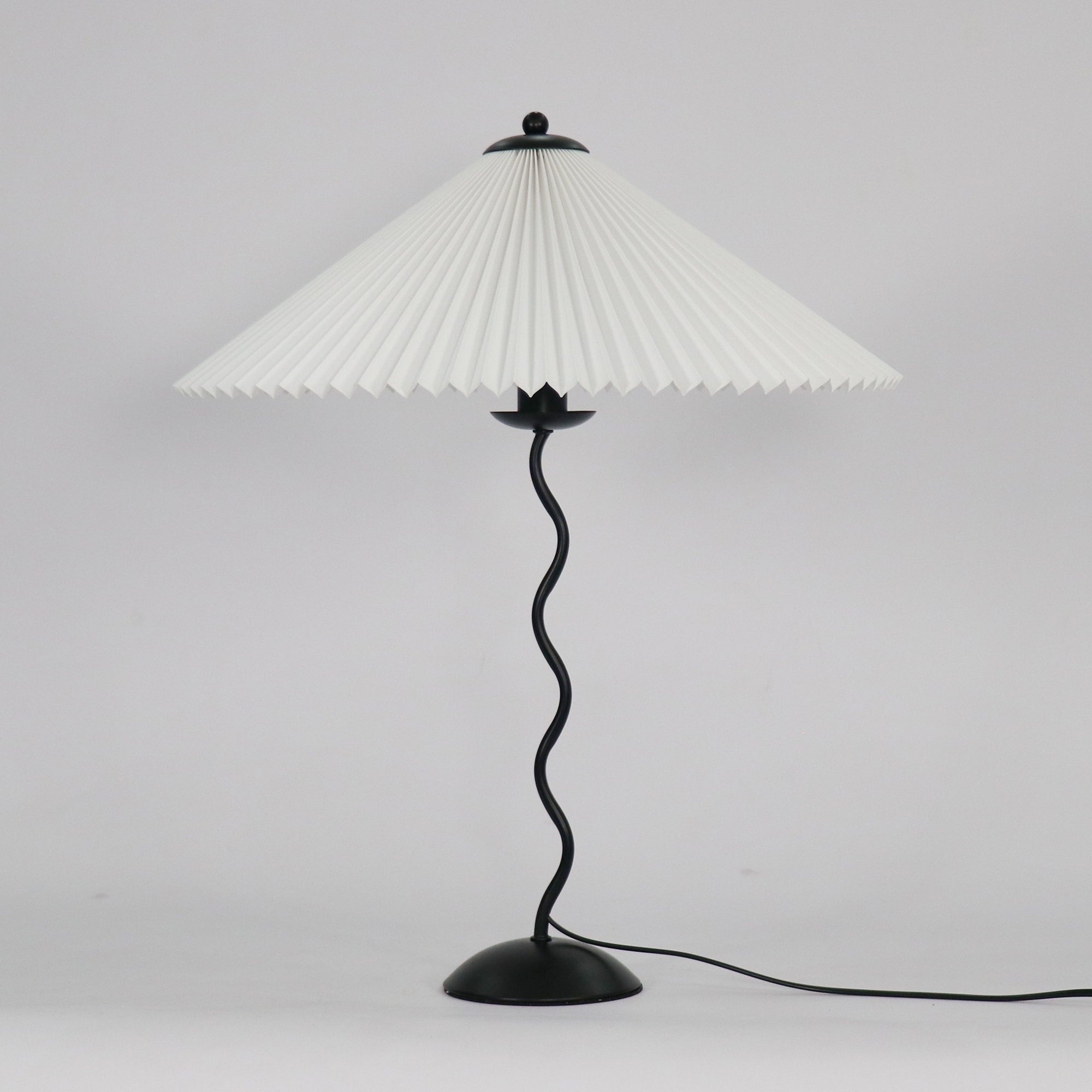 Squiggle Pleated Table Light, Bedside Table Lamp, detail 60