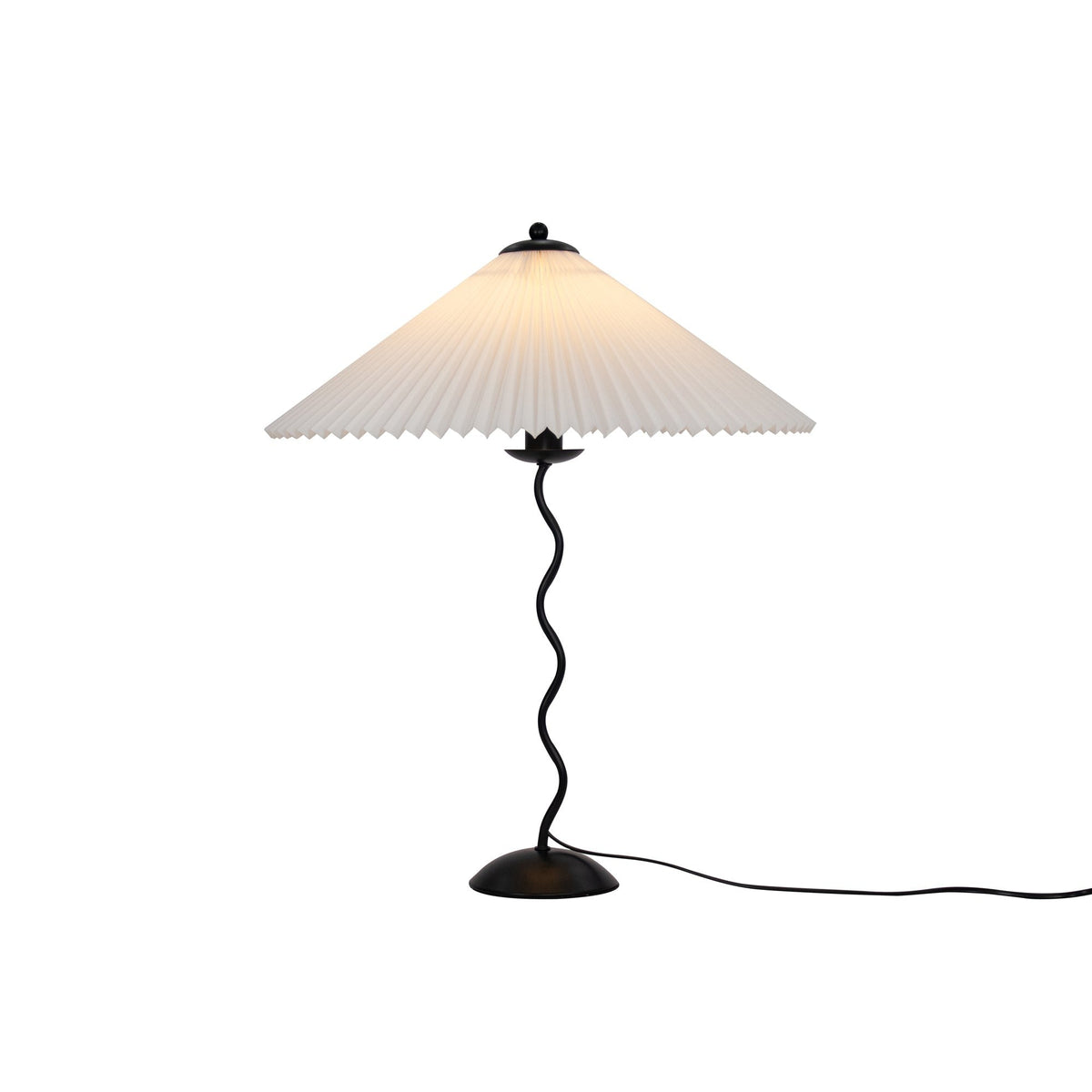 Squiggle Pleated Table Light, Bedside Table Lamp, detail 63