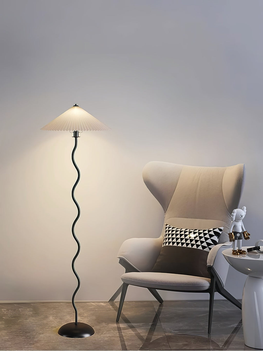 Squiggle Sculptural Floor Light, Floor Lamp, detail 41