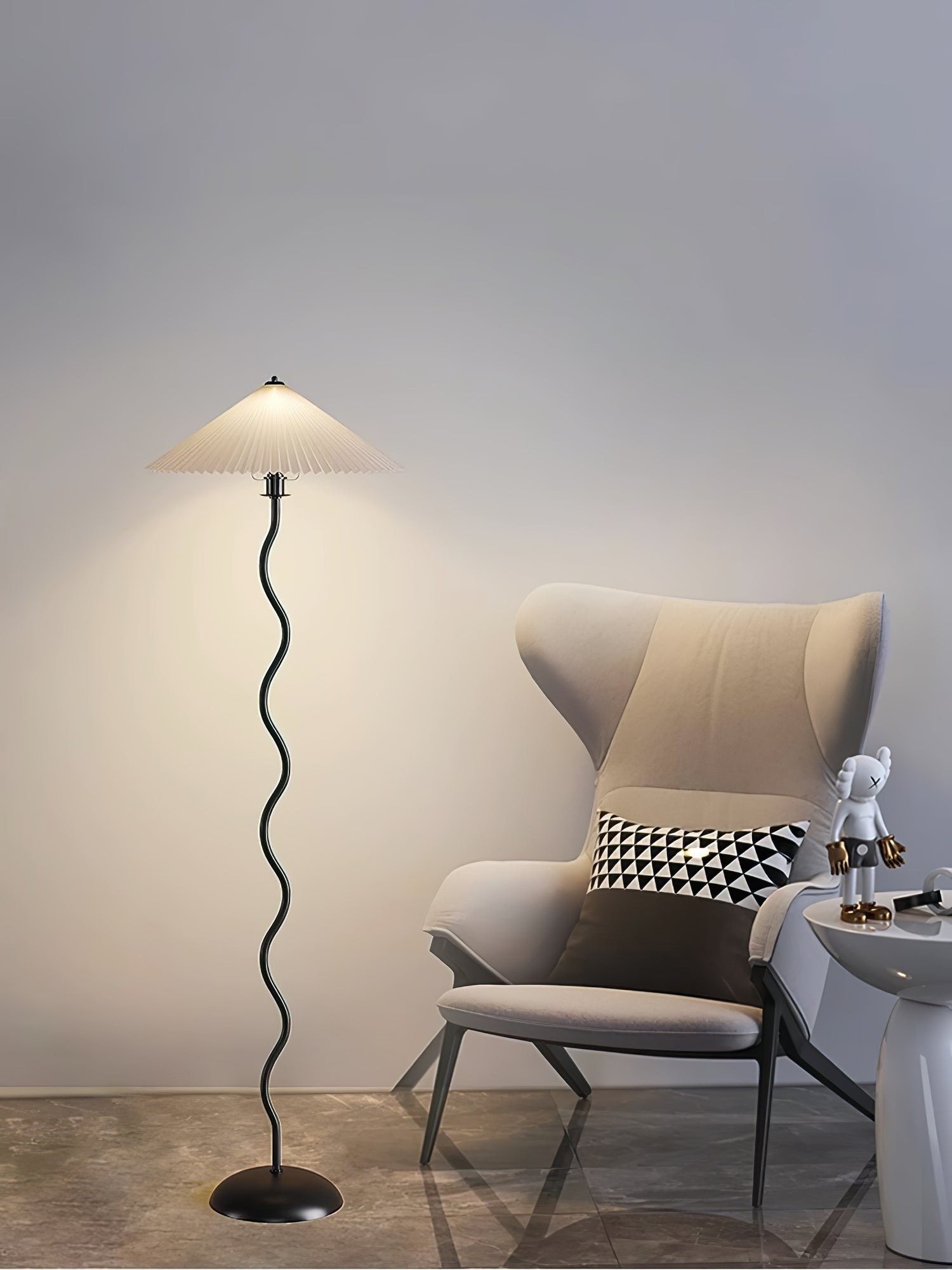 Squiggle Sculptural Floor Light, Floor Lamp, detail 41