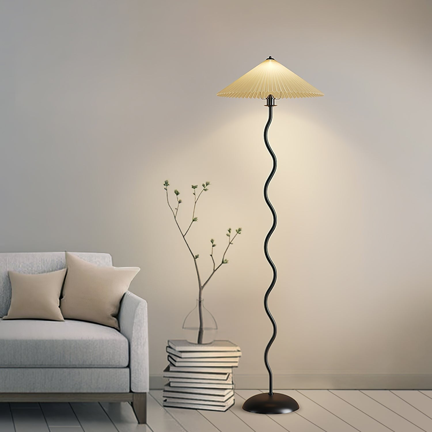 Squiggle Sculptural Floor Light, Floor Lamp, detail 9
