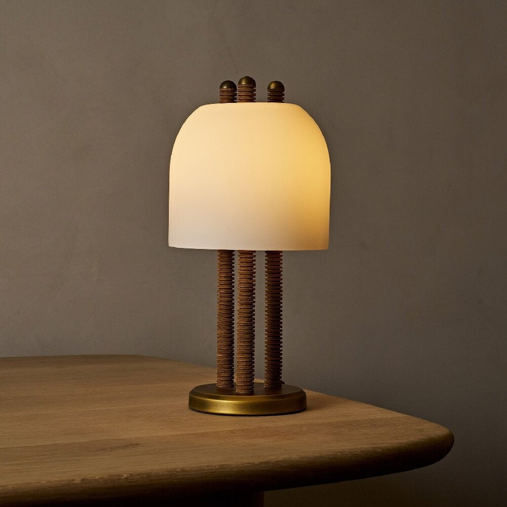 Striata Column Table Light, Bedside Table Lamp, detail 2