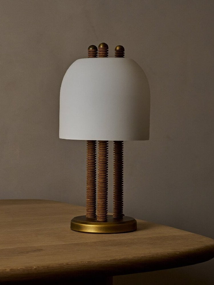 Striata Column Table Light, Bedside Table Lamp, detail 3