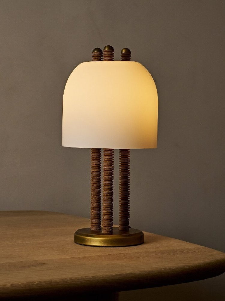 Striata Column Table Light, Bedside Table Lamp, detail 4