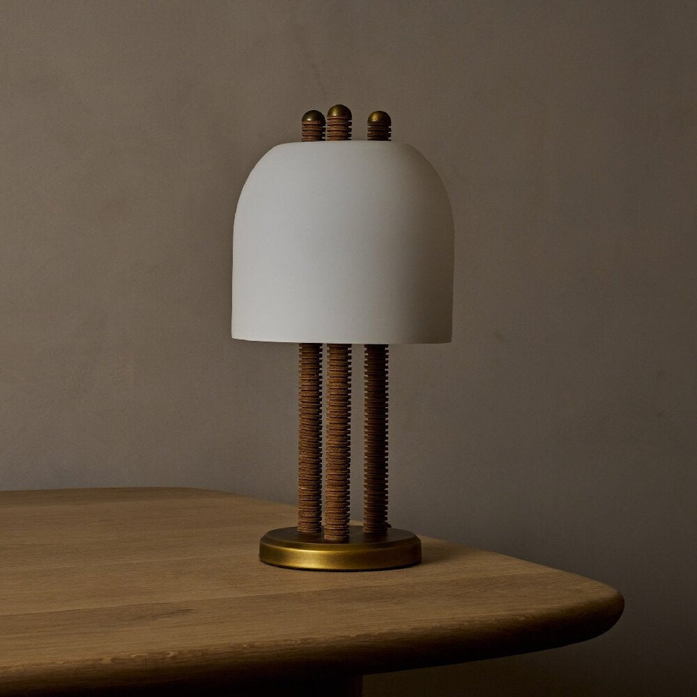 Striata Column Table Light, Bedside Table Lamp, detail 7