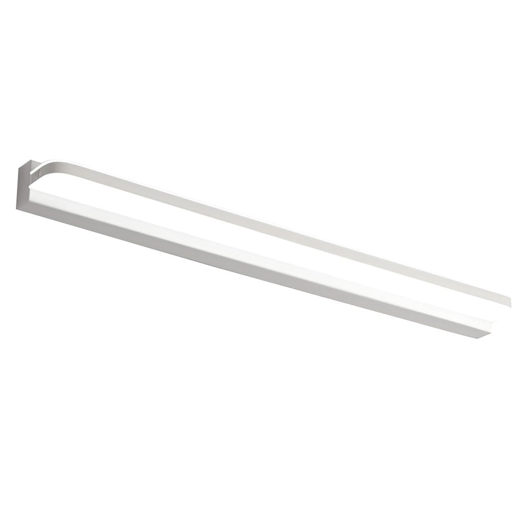 LED Bathroom Vanity Fixture with Wall-Mounted Panel and Polished Iron Trim, Bathroom Vanity Light, detail 12