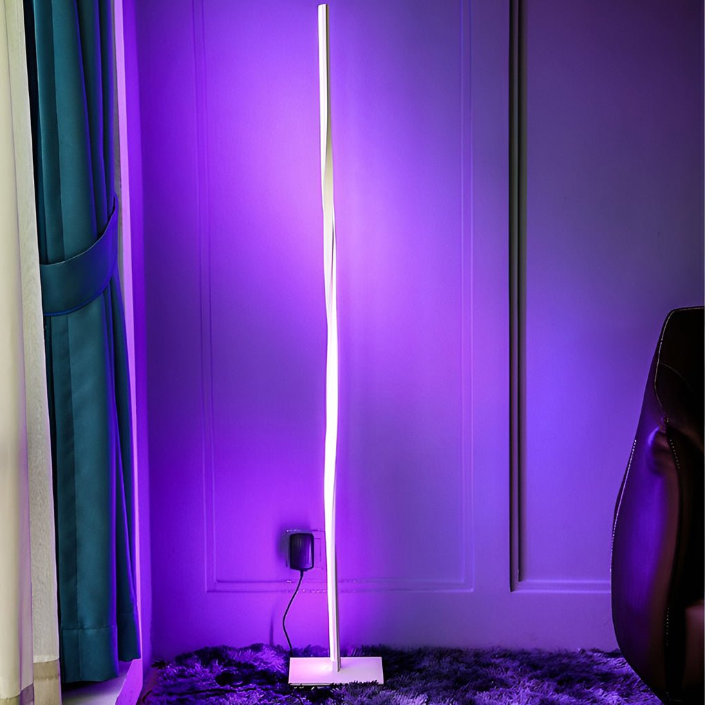 49 Inch LED Twisted Floor Light, Floor Lamp, detail 6