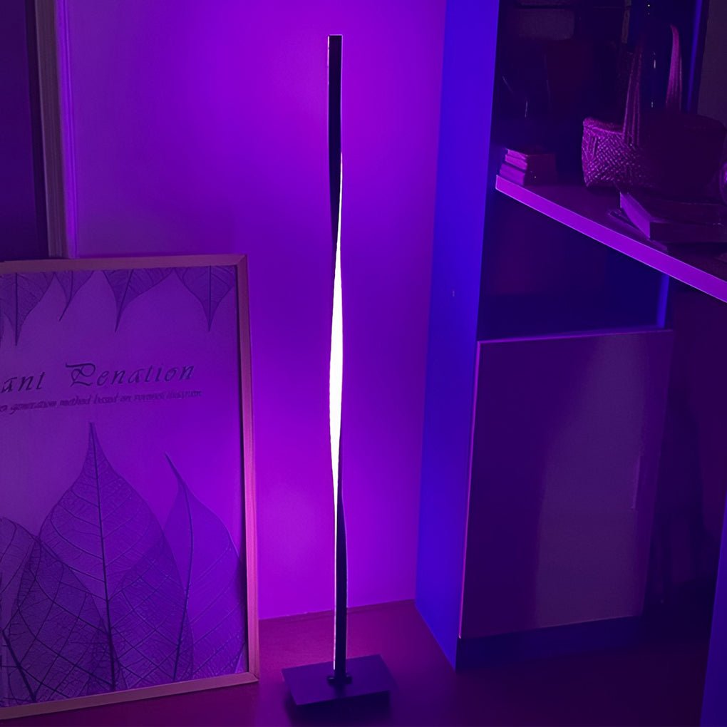 49 Inch LED Twisted Floor Light, Floor Lamp, detail 4