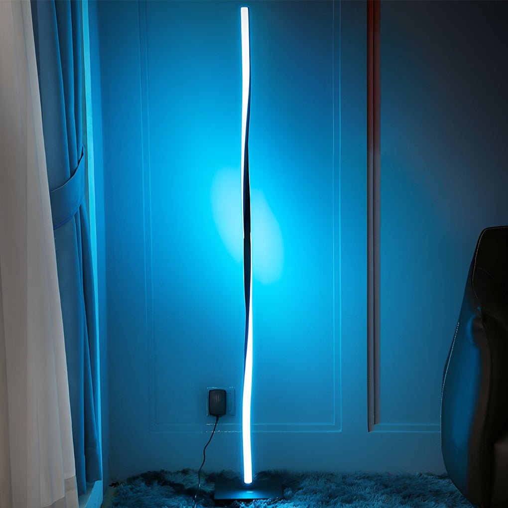 49 Inch LED Twisted Floor Light, Floor Lamp, H 49.21in