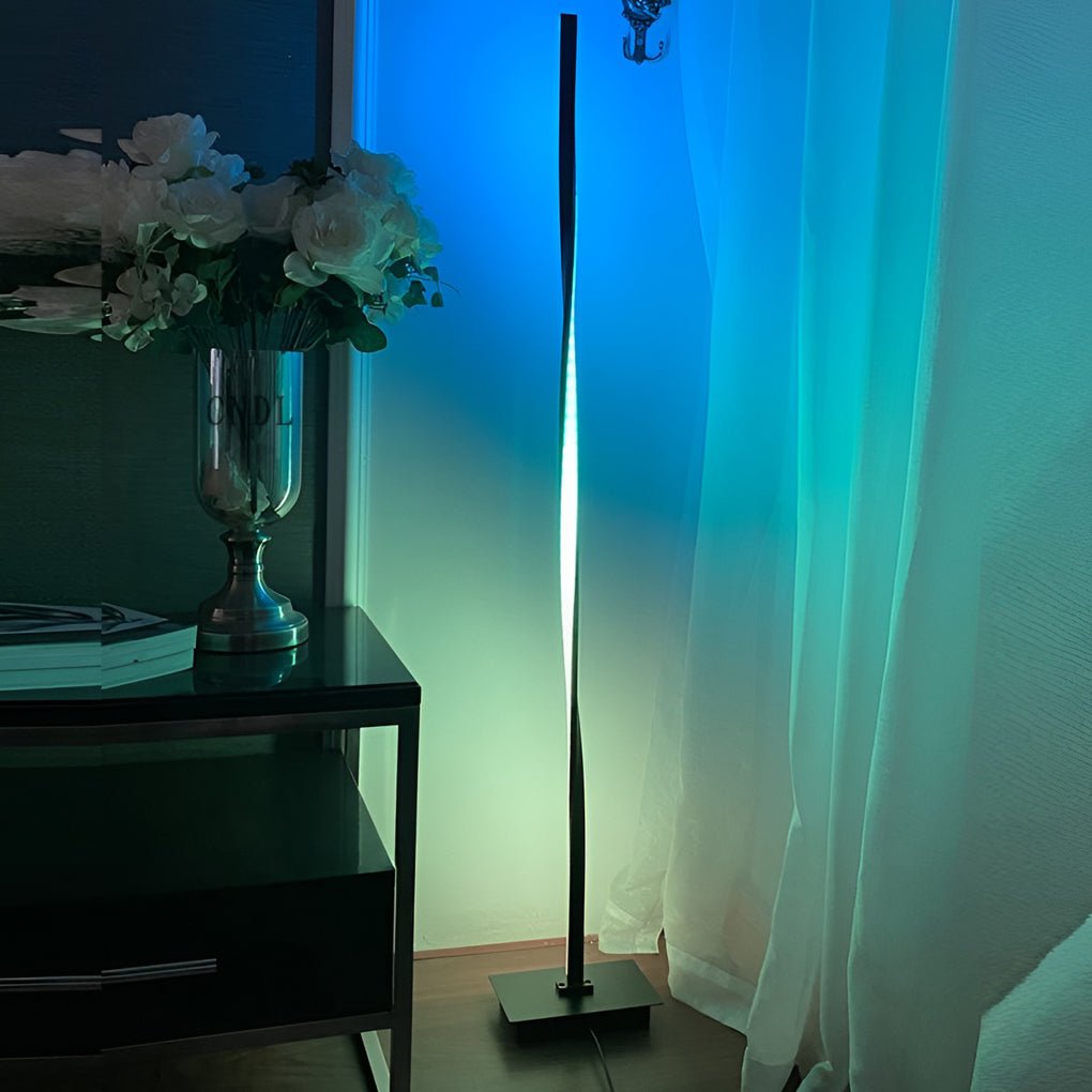 49 Inch LED Twisted Floor Light, Floor Lamp, detail 2