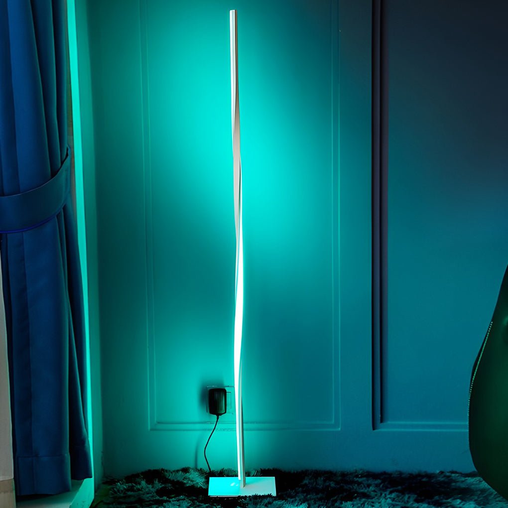 49 Inch LED Twisted Floor Light, Floor Lamp, detail 5