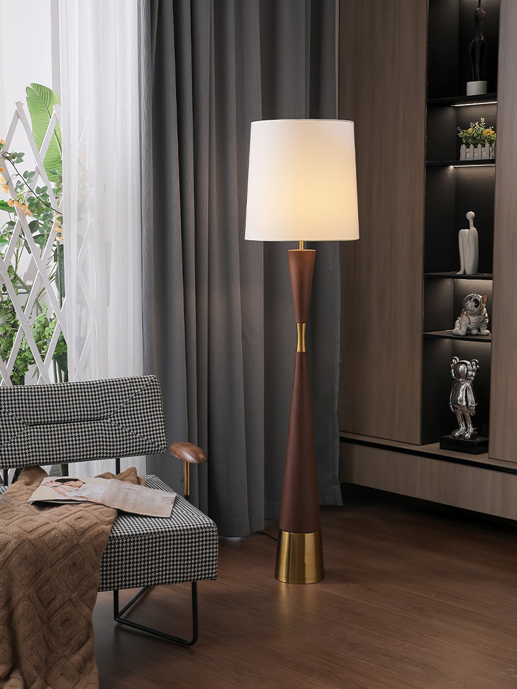 Valcero Wood Grain Floor Light, Floor Lamp, detail 13