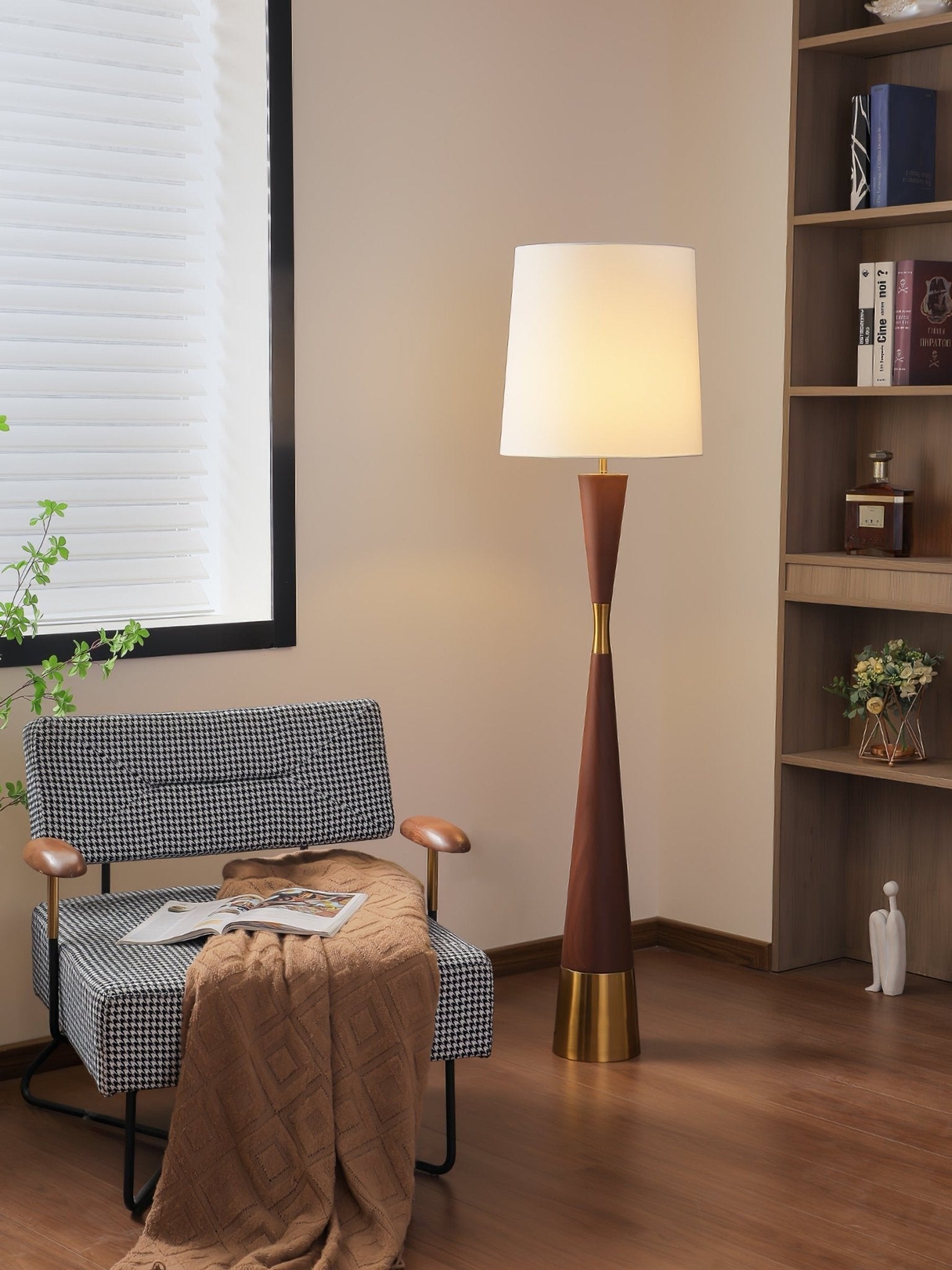 Valcero Wood Grain Floor Light, Floor Lamp, detail 8