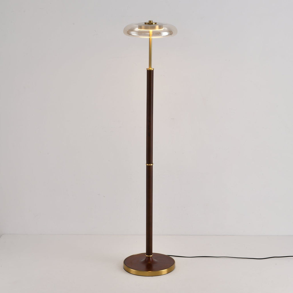 Valenor Disc Floor Light, Floor Lamp, Glass, Dia 28cm x H 138cm