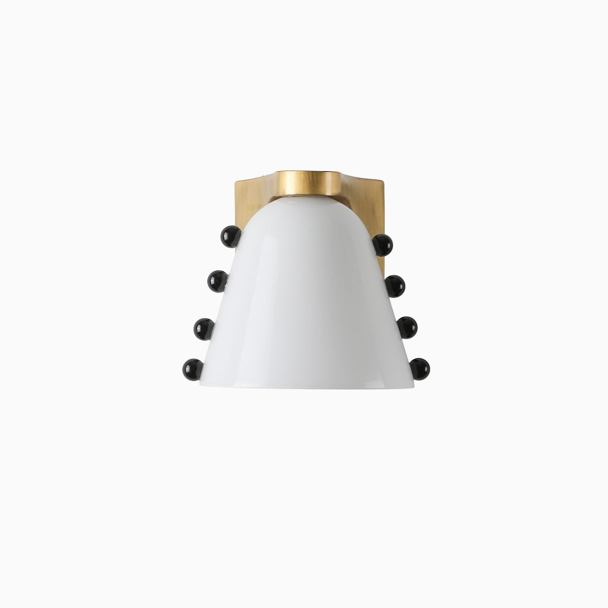 Velora Artisan Glass Wall Light, Hardwired Wall Sconce, ∅ 5.5″ x H 5.1″