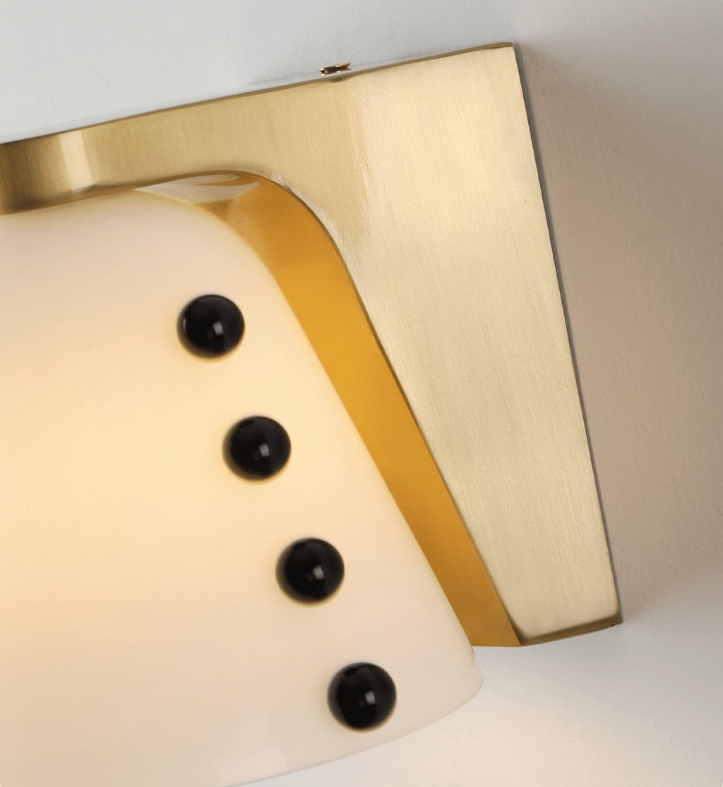 Velora Artisan Glass Wall Light, Hardwired Wall Sconce, detail 12