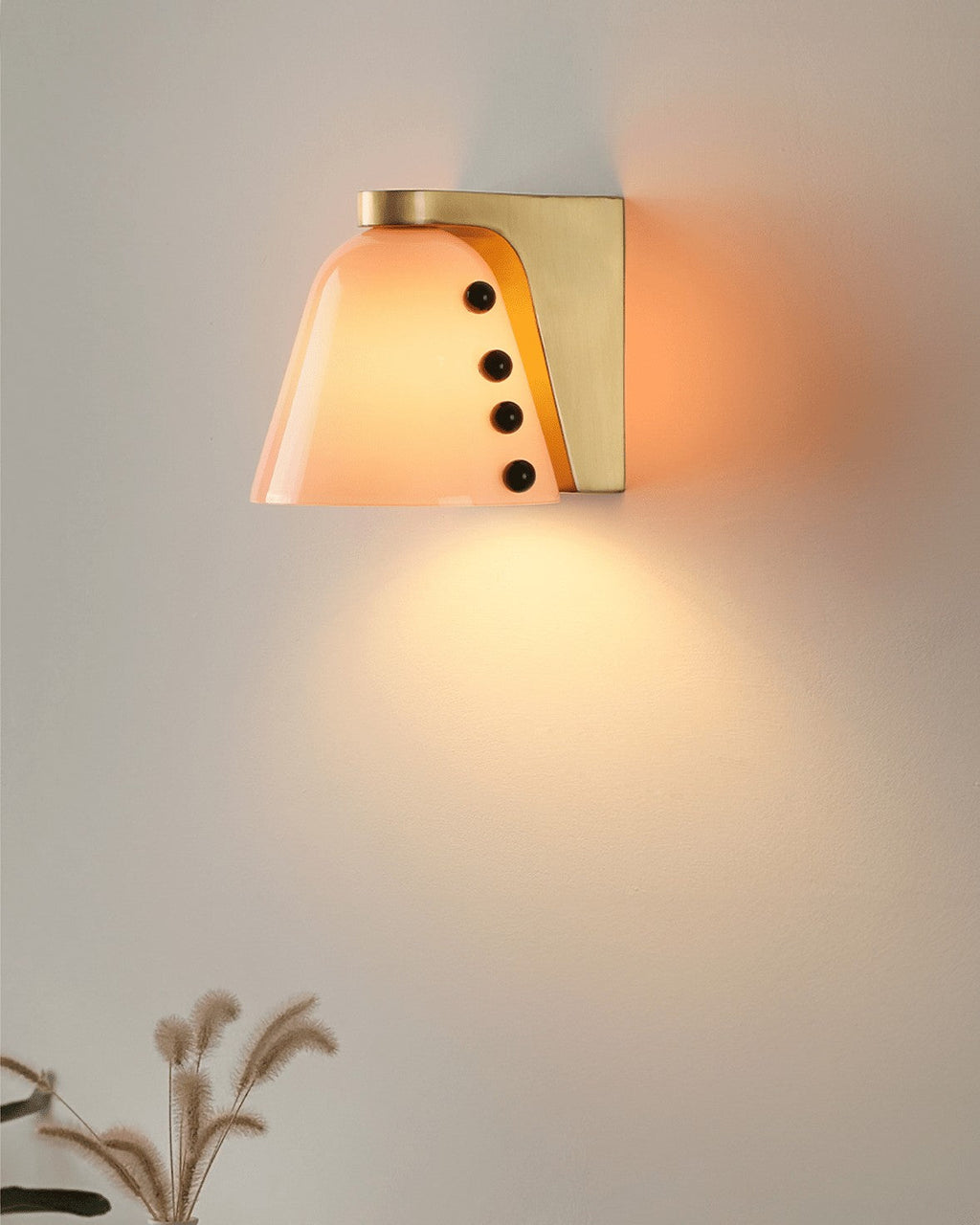 Velora Artisan Glass Wall Light, Hardwired Wall Sconce, detail 14