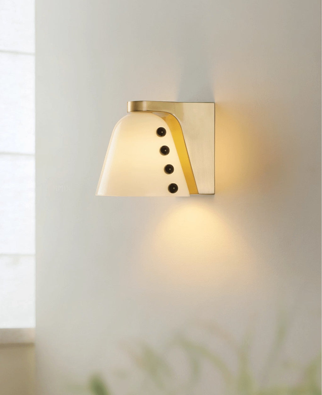 Velora Artisan Glass Wall Light, Hardwired Wall Sconce, detail 6