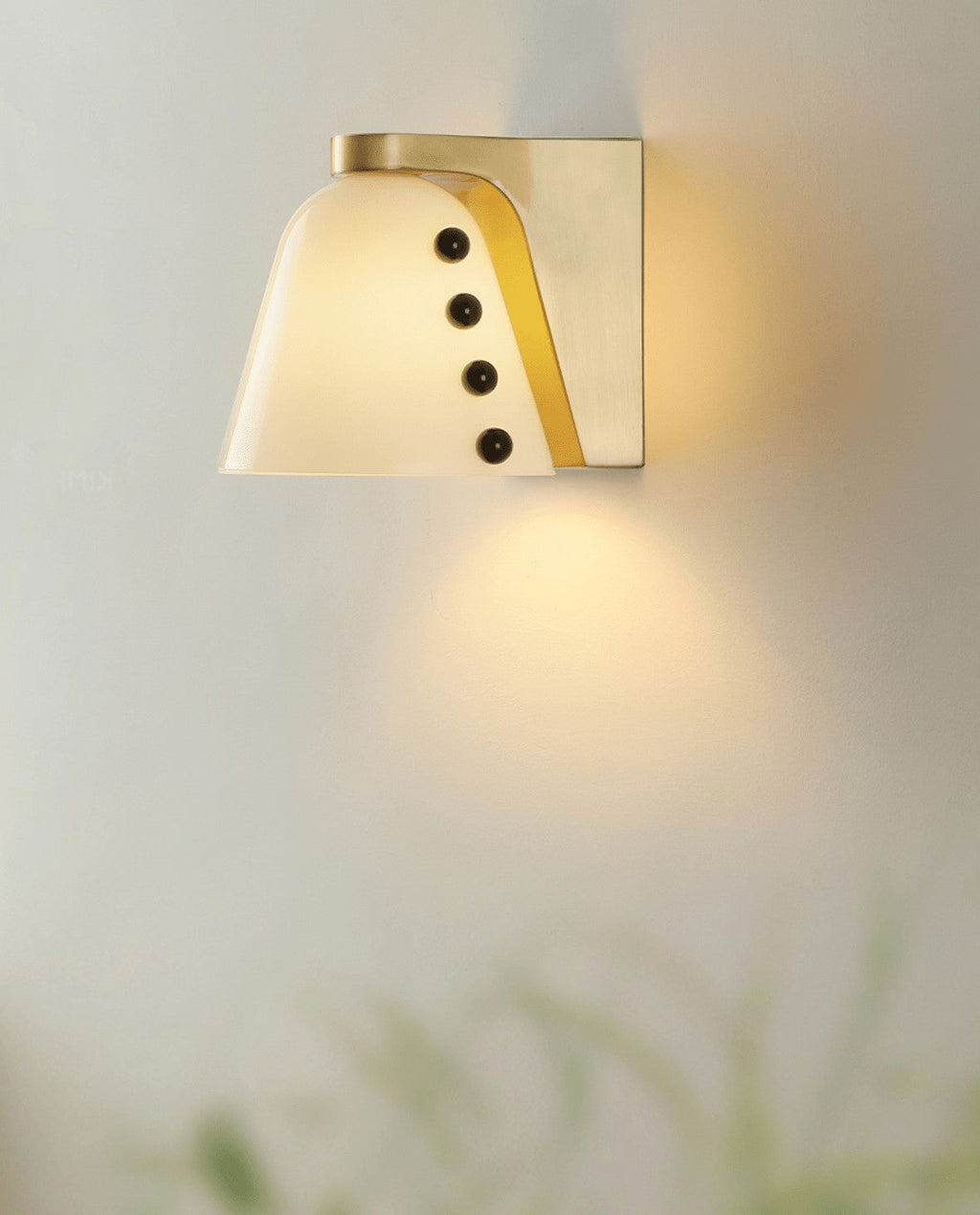 Velora Artisan Glass Wall Light, Hardwired Wall Sconce, detail 7